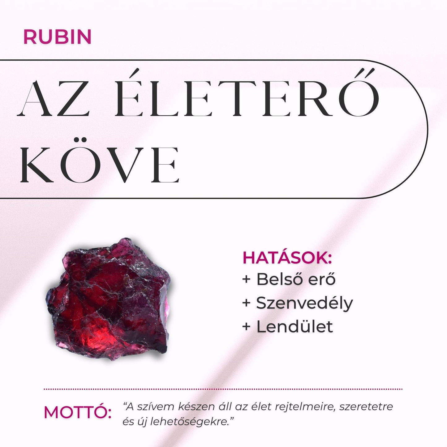 ZenCrystal – Pierścionek z rubinu i granatu