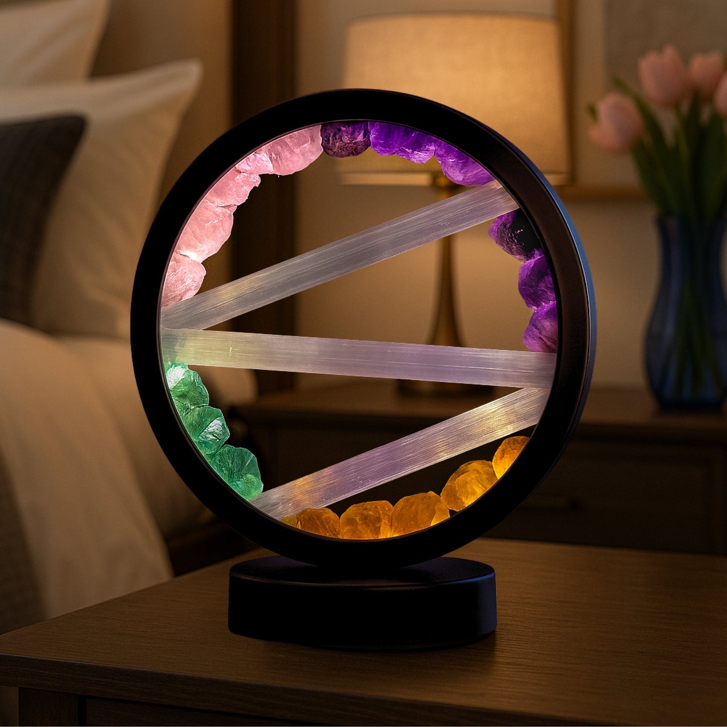 ZenCrystal – Ręcznie wykonana lampa kryształowa NoStress