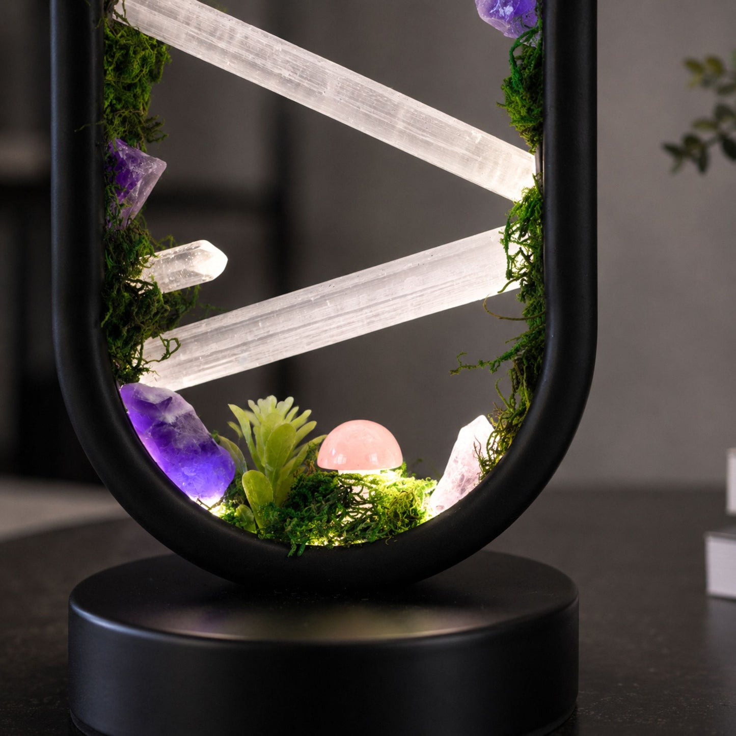 ZenCrystal – Magiczna lampa z mineralnym lasem