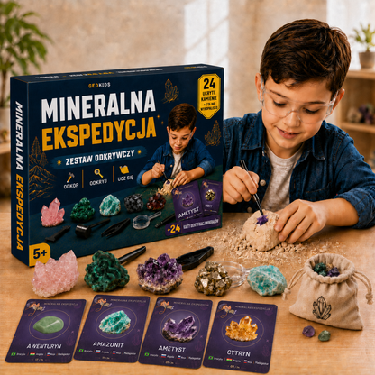 Wyprawa po Minerały – edukacyjny i rozrywkowy zestaw