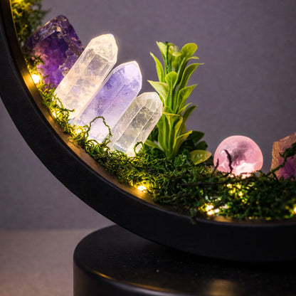 ZenCrystal – Magiczna lampa z mineralnym lasem