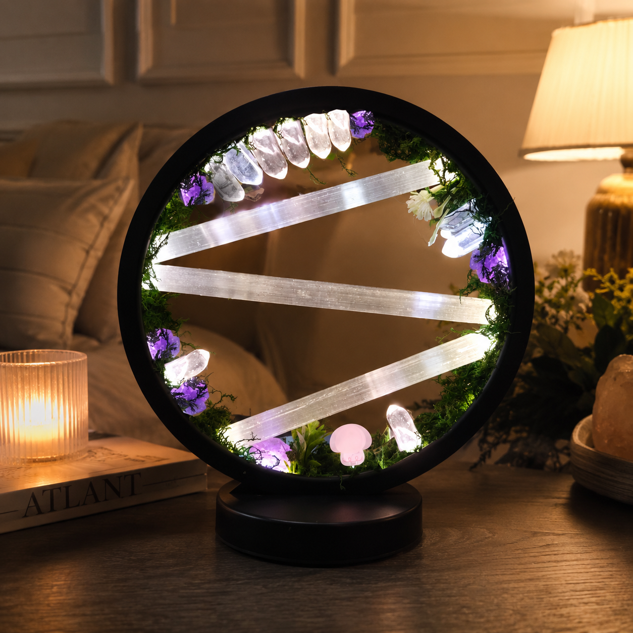 ZenCrystal – Magiczna lampa z mineralnym lasem