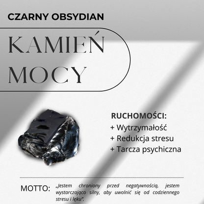 ZenCrystal – Pierścionek z obsydianu