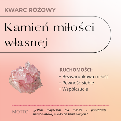 ZenCrystal – Pierścionek z różowego kwarcu