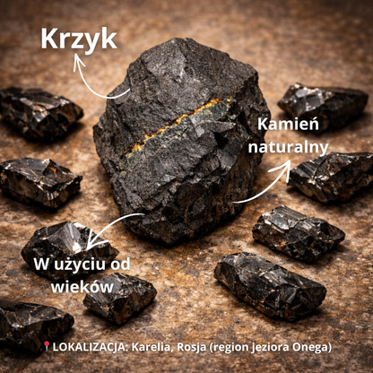 ZenCrystal – Energiatakarcz z Szungitu w formie naklejki