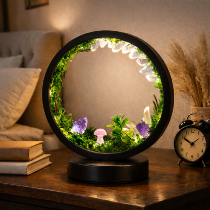 ZenCrystal – Magiczna lampa z mineralnym lasem